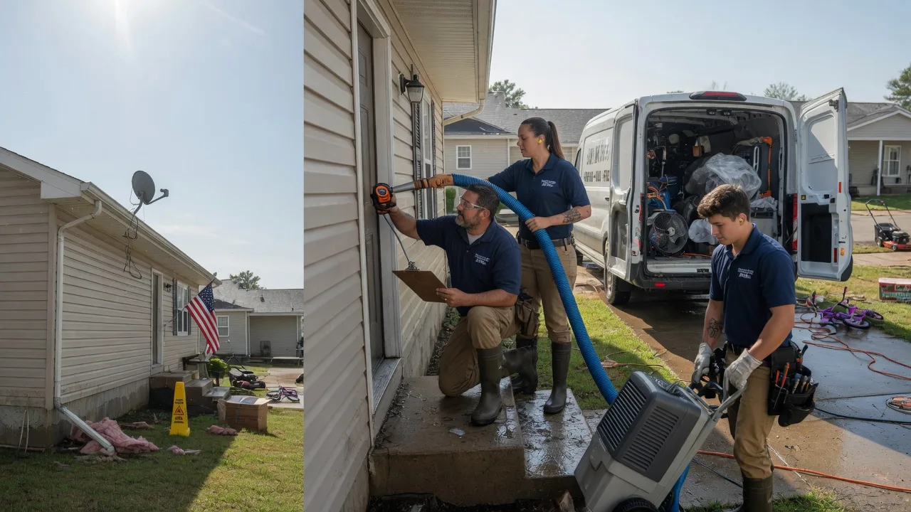 Ceiling Water Damage Restoration in Hallettsville, TX near me
